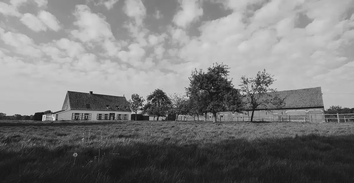 De boerderij waar het festival staat
