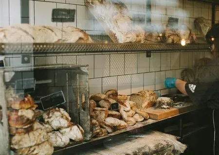 Brood in de bakkerij